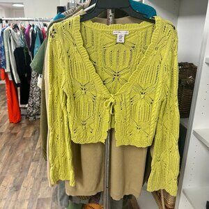 Simply Jules Green Sweater, Size XS